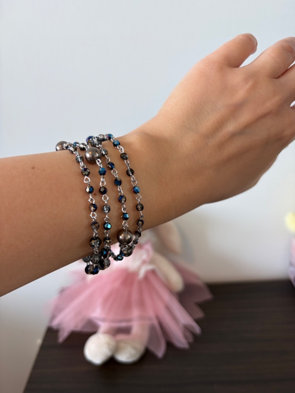 Vintage Swarovski Multi-Strand Crystal Bracelet